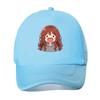 Expressive Chibi Anime Girl Portrait Mesh Baseball Cap For Womens Unisex FeUnisex Beach Dad Hat Hip Hop