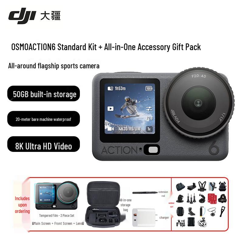DJI Osmo Action 6 Flagship 4K Action Camera (CN Version)