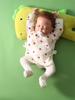Camisa de Bebê de Algodão de Verão com Costas Abertas: Estilo Monge Moderno para Recém-Nascidos de 0 a 3 Meses