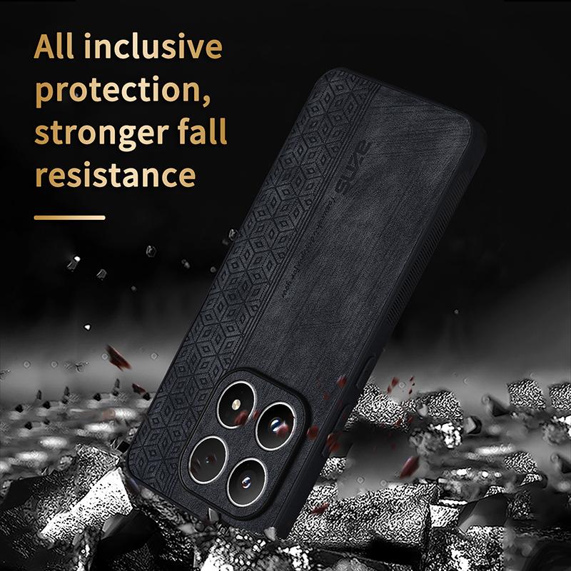 Funda de Teléfono de Cuero PU de Lujo EUCAGR para Xiaomi 15T Pro Mi15T, Funda Trasera Suave a Prueba de Golpes para Xiaomi 15TPro