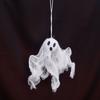 6pcs Spooky Props White Ghost Pendant Trick or Treat Ghost Hanging Ornament  Halloween Festival