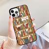 Read Books illustration Phone Case for iPhone 17 Air 16 16e 15 Plus for Apple 13 11 12 14 Pro Max Cover coque fundas