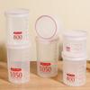 Food Storage Box Round Sealed Plastic Milk Powder Storage Tank With Scale