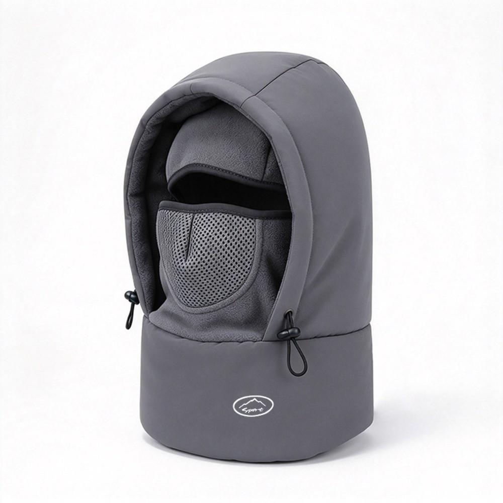 Windproof Warm Balaclava Hat Unisex Double Layer Thick Warm Hat Cozy Winter Trapper Hat  Men Women
