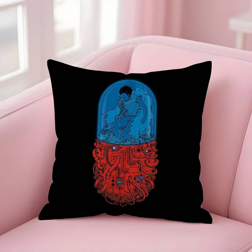 Anime Manga A-Akira Pillow Case Sofa Short Plush Double-sided HD Printing Room Home Office Gift Cushion Cover