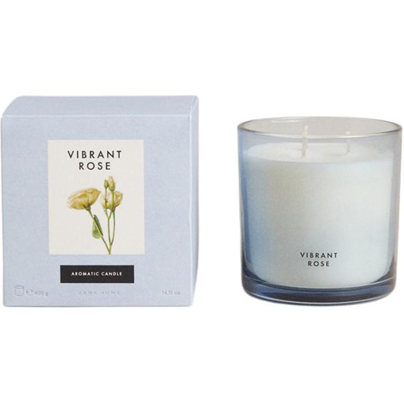 

Zara home Vitality Rose Свеча с длительным ароматом 400г 400g