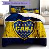 Boca Juniors  Pattern Bedding Quilt Set  Home Decoration  Gift (1 * duvet cover + 2 * pillowcase  without core)