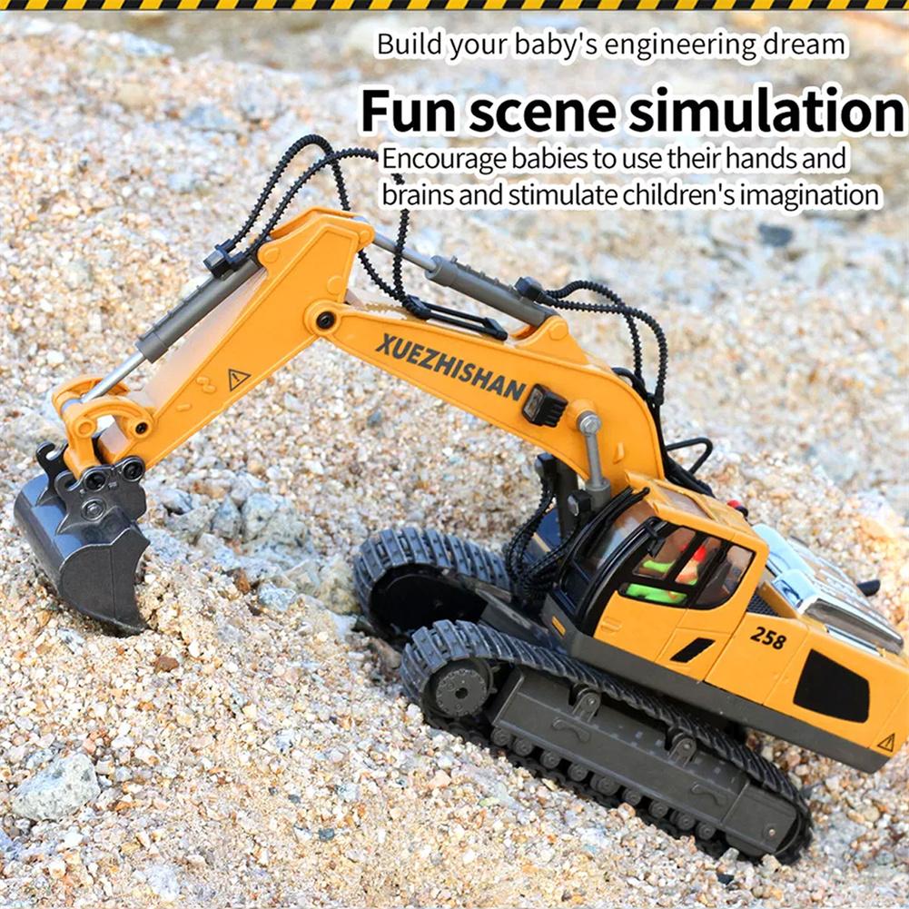 RC Forklift 2.4G 4WD Remote Control Fork Truck Lift Engineering Vehicle Y8G9