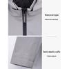 TRIES Men's Spring Hooded Windbreaker Jacket