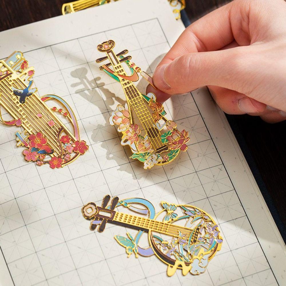 

Flower Book Clip Bird Book Page Marker Exquisite Bookmark Book Lovers Style B