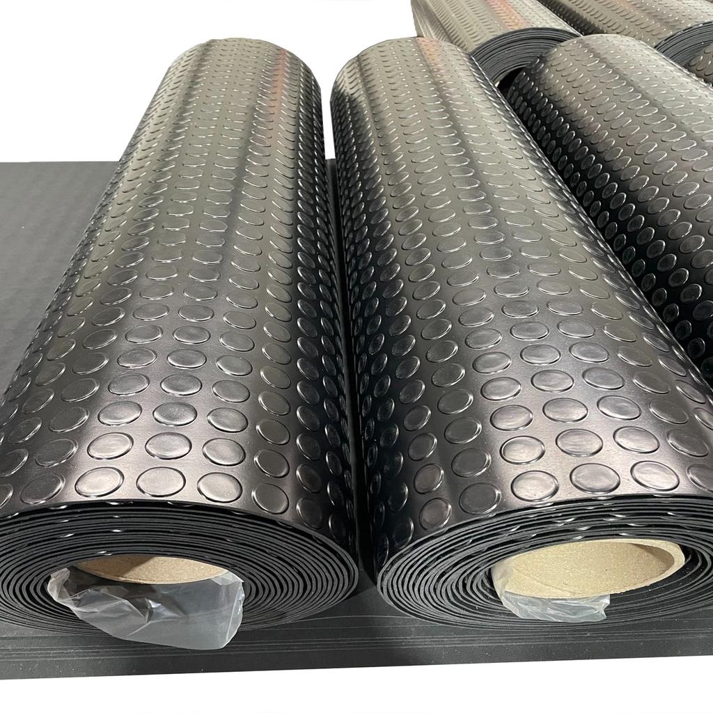 Round Buckle Rubber Sheet Anti Slip and Wear-resistant Industrial Grade Workshop/dock/aisle Special Anti Slip Pad