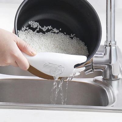 Strumento Creativo Multifunzione per Lavare il Riso Scola Riso Scolapiatti per Cibo
