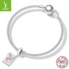 Yin Ziyun Handmade Pink Tarot Lover Pendant with Drip Glue Beads