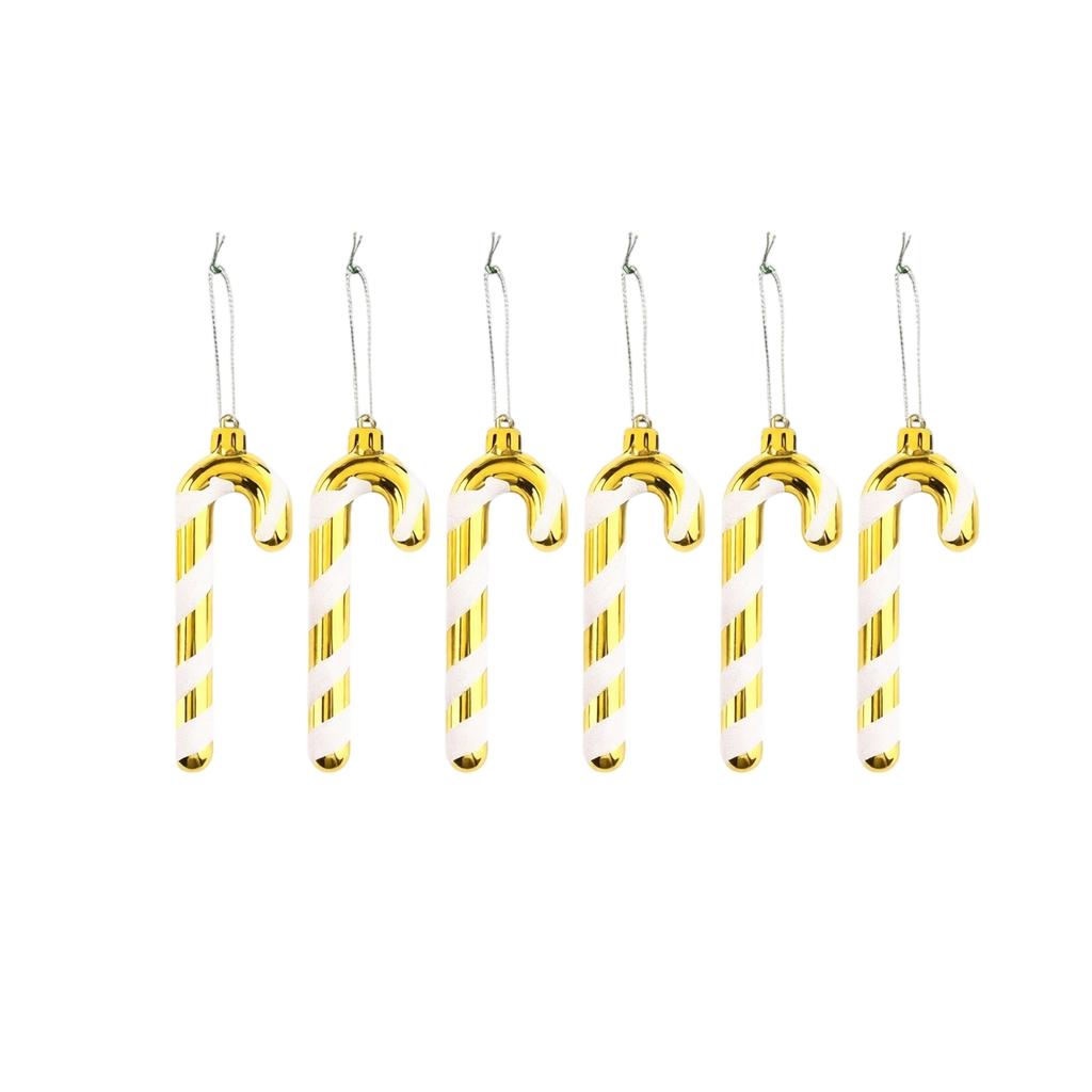 Christmas Candy Cane Ornaments for Christmas Tree Decorations Holiday Garland Small Gift