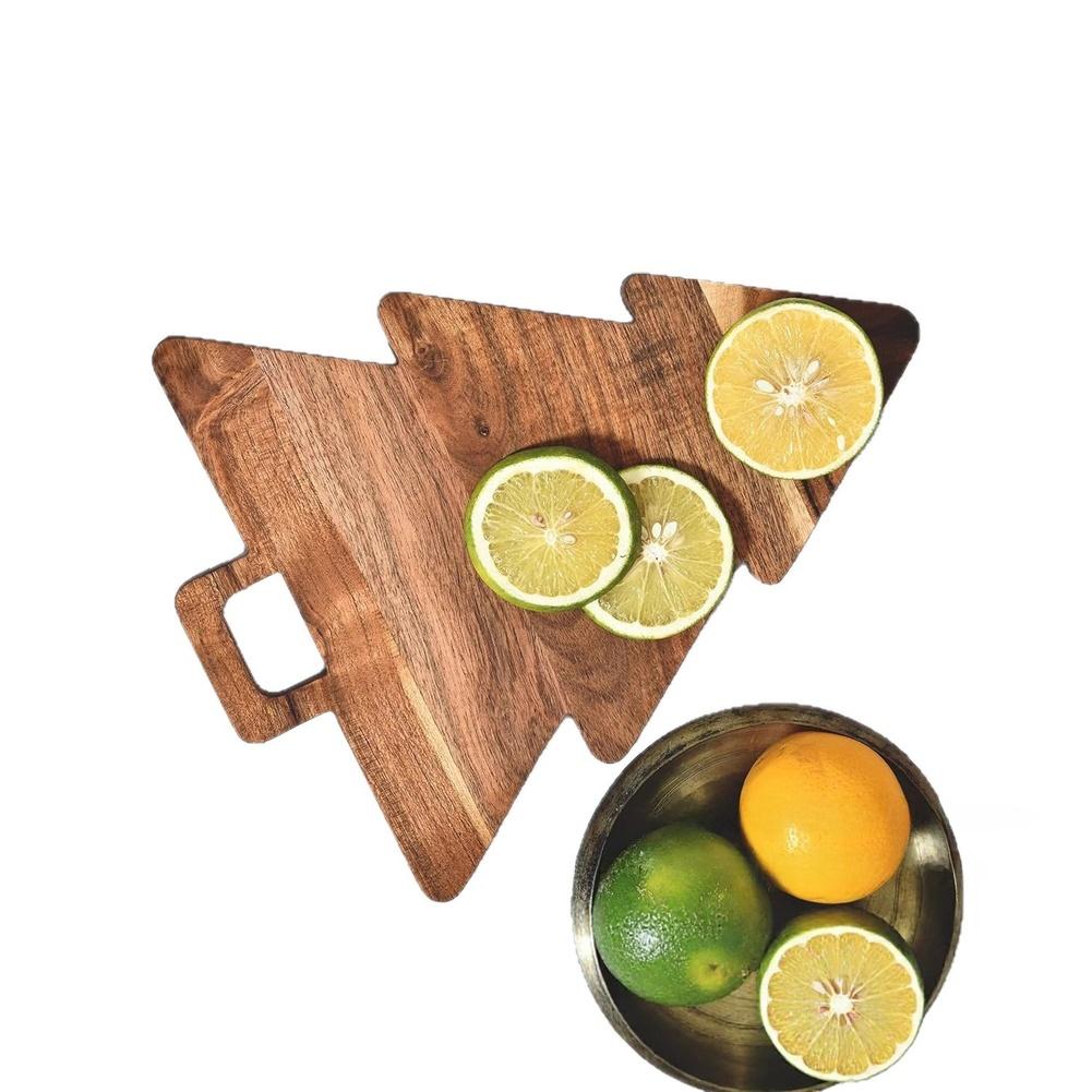 Acacia Wood Cutting Board Double Sided Pizza Board