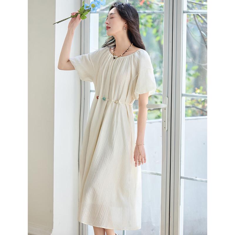 ORIGIN Women s Printed A-Line Midi Dress M