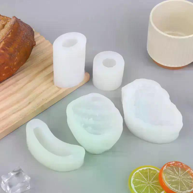 Silikonowa forma owocowa 3D Mango Banan Durian Liczi Do Świec Aromaterapii Rzemiosła Ciasta Czekolady Fondantu Forma do Pieczenia
