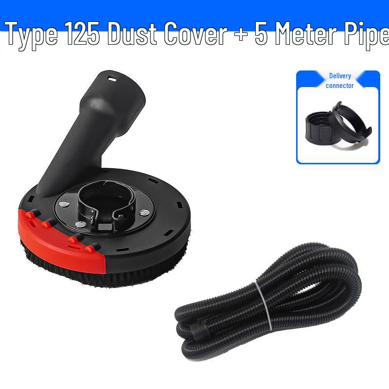 Dustproof Cover for Angle Grinder - Protective Polishing Vacuum Cover for Stone Concrete, Fits 100/125 Type Hand Grinders.