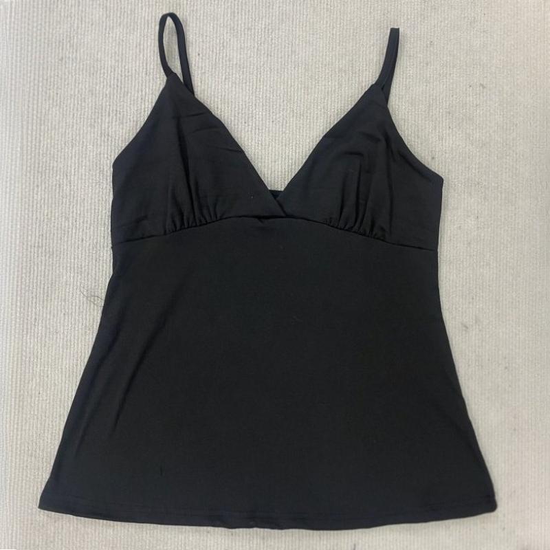 Y2K Summer Retro Slim Fit Strap Sexy Solid Color Tank Top Women's Clothing