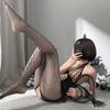 Womens Lingerie Fishnet Bodysuit Mesh Babydoll Bodysuit Exotic Bodystockings Lingerie Set with Gloves