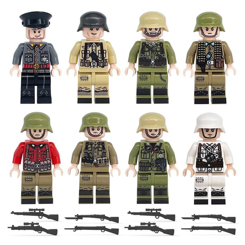Set di Blocchi da Costruzione Militari in Plastica ABS per Ragazzi Giocattolo Creativo Fai-da-te Collezione
