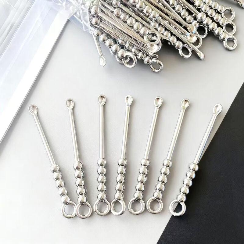 

Металлические ушные палочки с бусинами (20-Упаковка)