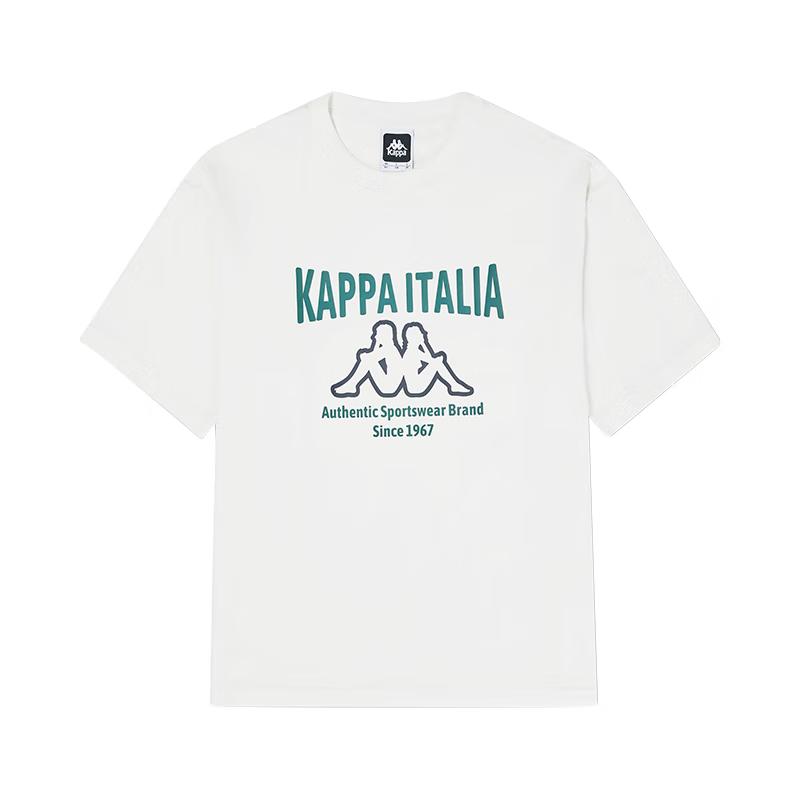 Kappa Unisex Back to Back Logo Cotton Short Sleeve T-Shirt XL