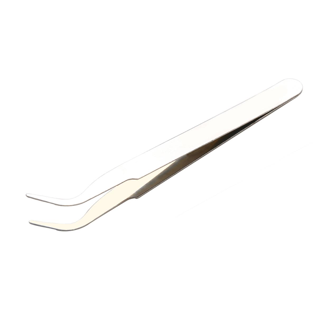 

Пинцет с локтем 10,5 см для выворачивания углов одежды Легкий зажим Бусины Многофункциональный инструмент curved