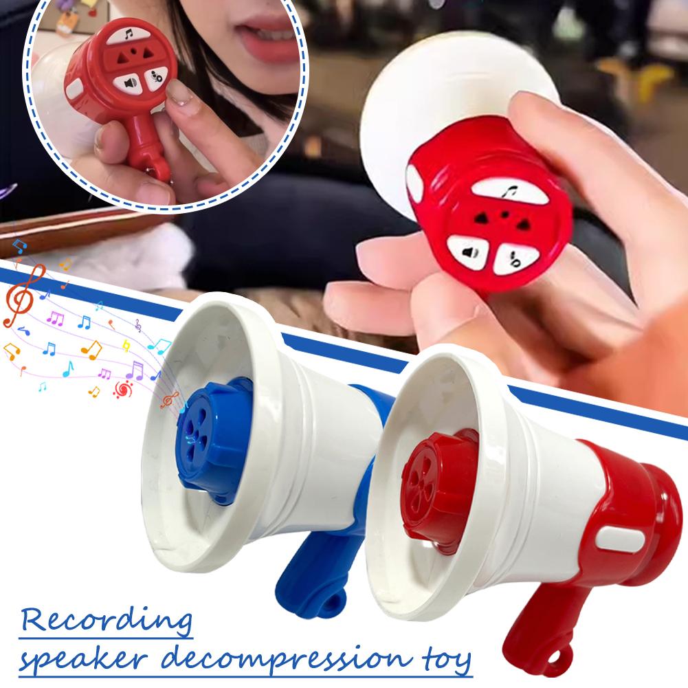 2025 New Loudspeaker Keychain Ornament Small Speaker Backpack Ornament Recording Mini Amplifier Ultra-small Megaphone