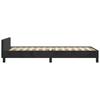Bed Frame with Headboard Black 80x200 cm Velvet