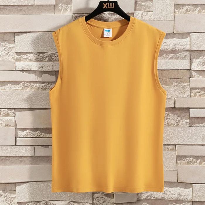 

Мужские майки для тренировок, футболки без рукавов, мужские футболки для мышц, свободная футболка для бега и пляжа M