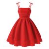 Ropa de Verano para Niños Cuhk Vestido de Moda Princesa con Lazo para Niños