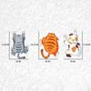 3Pcs Creative Funny Cat Car Decal Stickers, Scratch Vinyl Stickers Decor