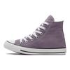 Chuck Taylor All Star Tênis de Cano Alto de Lona Confortáveis e Versáteis Unissex Cinza Roxo