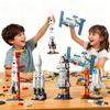 MOC Aerospaces Building Blocks Model Manned Rocket Craft Launch Center Space Spacecrafts Aviation City Bricks Kits Sets Ideas