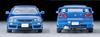 TOMYTEC Tomica Limited Vintage Neo 1/64 Scale LV-N353b Nissan Skyline 2-Door Sports Coupe 25GT TURBO with Optional Parts, Blue, 2000 Model, Finished M