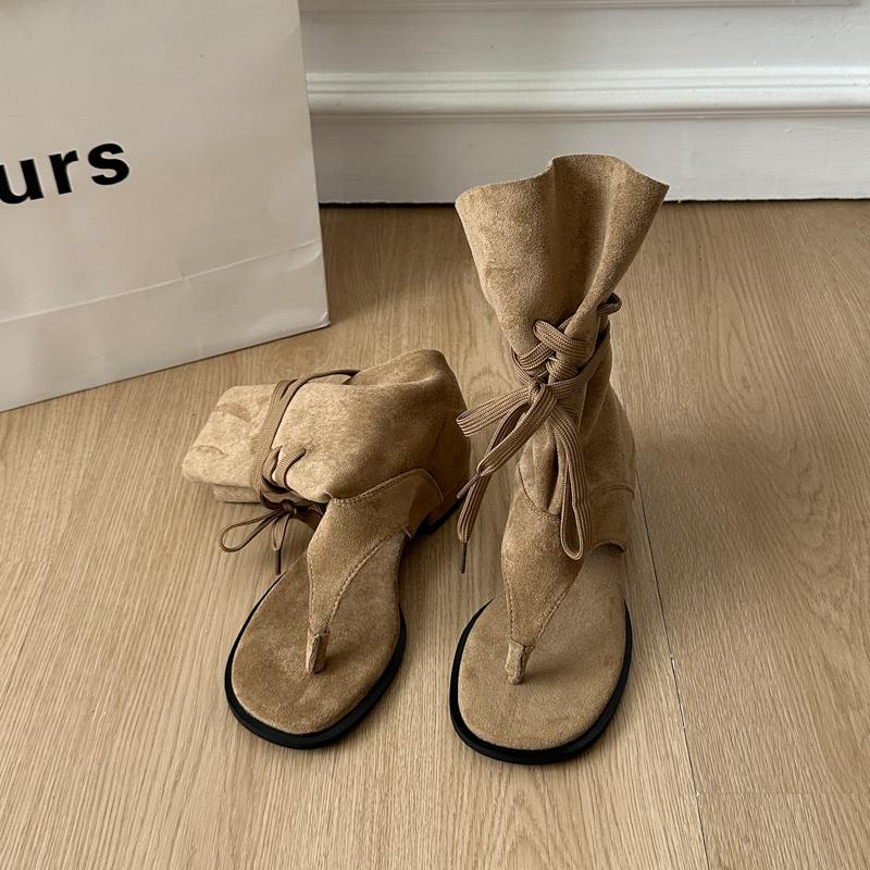 Fashion Roman Sandals Fashion Womens Shoes 2025 Summer Heels Flip Flops Platform All-Match Gladiator Luxury Girls