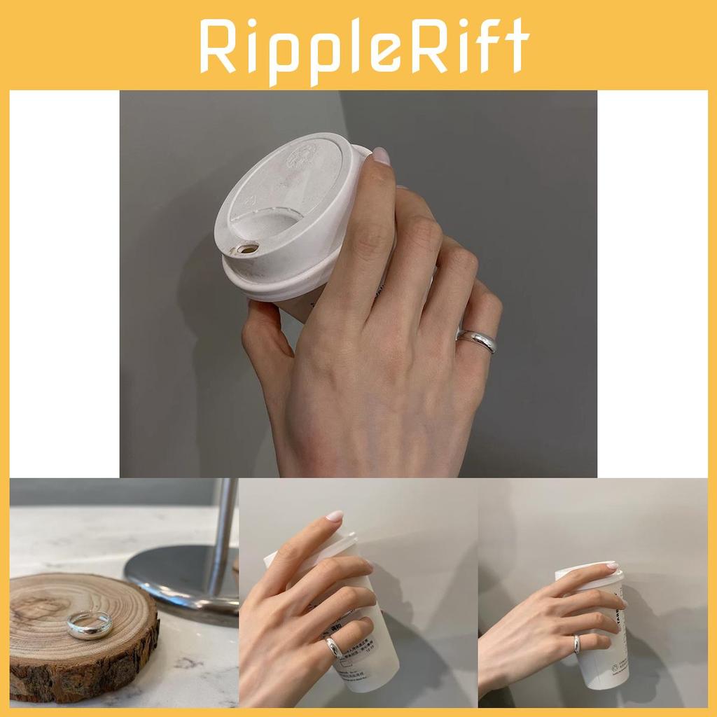 Adjustable Fashionable Open Ring Featuring Geometric Design For Women Ideal For Summer