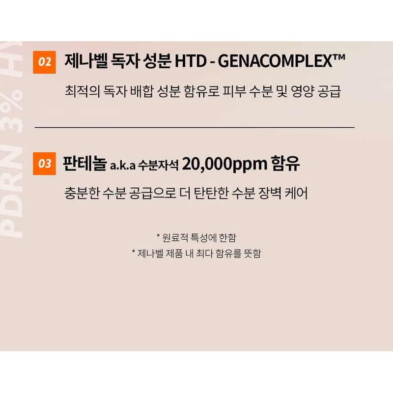 Genabelle PDRN 3% Hiper Wzmacniająca Ampułka 40ml