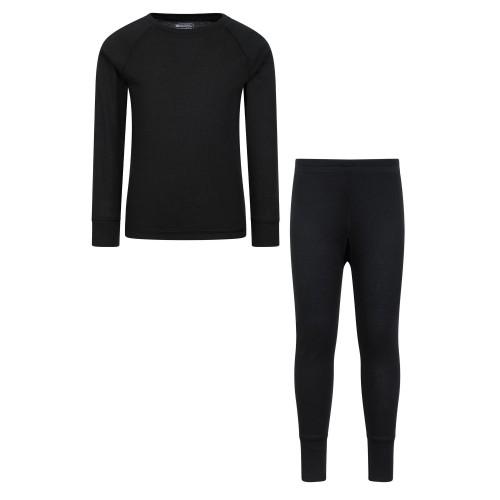 Mountain Warehouse Childrens/Kids Talus Plain Base Layer Set