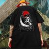 New 3d Japanese Samurai Bushido Print Tshirt For Unisex Summer Casual Street Trend Top Loose Oversized Short Sleeve Oneck T Shirt