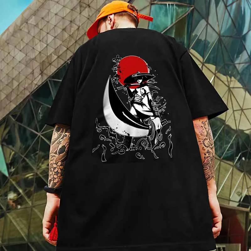 New 3d Japanese Samurai Bushido Print Tshirt For Unisex Summer Casual Street Trend Top Loose Oversized Short Sleeve Oneck T Shirt