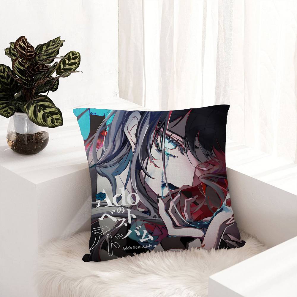 Virtual Singer Ado Kyogen X Uta Soft Pillowcase Toon Gift Cushion Cover Bedroom Home Sofa Chair Seat Decor Pillow Case
