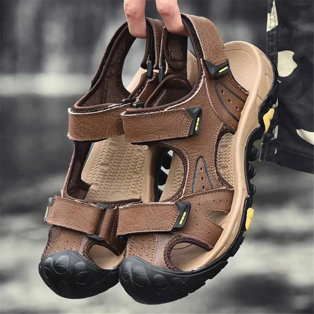 Dark Size 44 Slipper Man House Man Sandal Wide Shoes Sneakers Sports Newest Popular Goods Krasofka Top Grade Boti Joggings