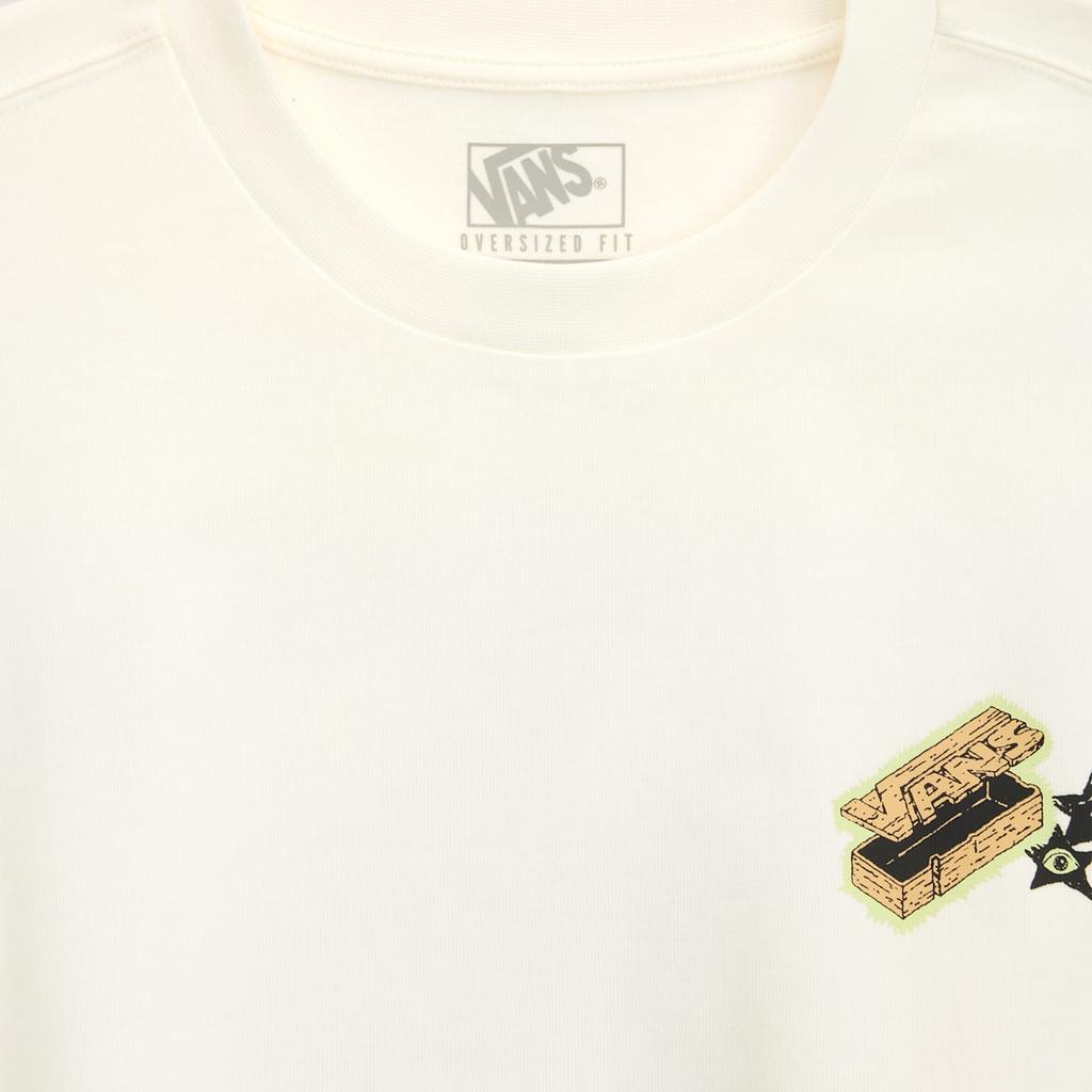Vans × Soon Easy Collaboration Round Neck Drop Shoulder Loose Long Sleeve T-Shirt Unisex Tops VN000VNFFS8