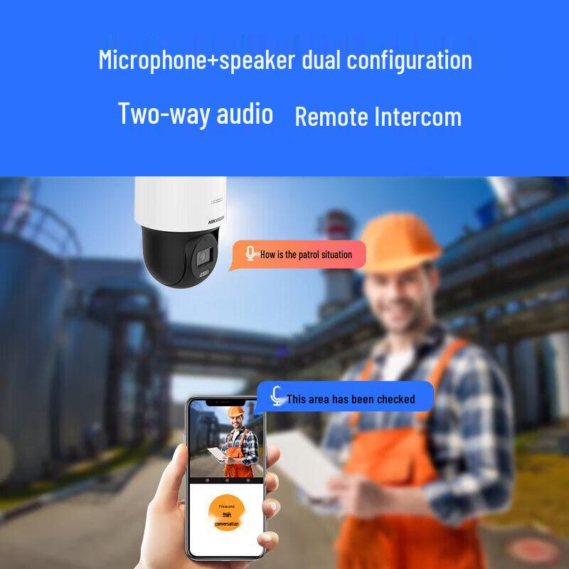 Hikvision 4MP Full-Color PTZ PoE Security Camera