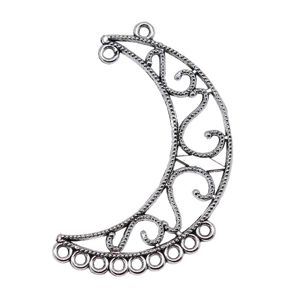 Chinese Pavilion Charm Connectors Character Animal Ethnic Style Findings For DIY Jewelry