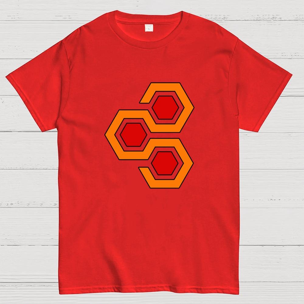Overlook Hex Cotton Summer Casual Cool Loose T-Shirt