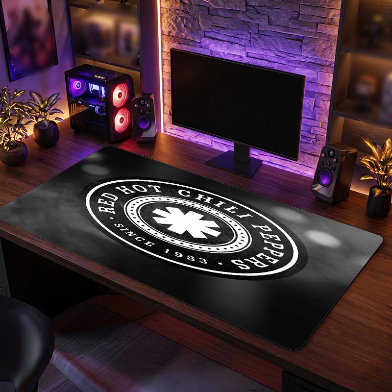 Red Hot Chili Peppers Print Large Mouse Pad Smooth Surface Anti?Slip Desk Mat For Gaming Office Laptop Decoration