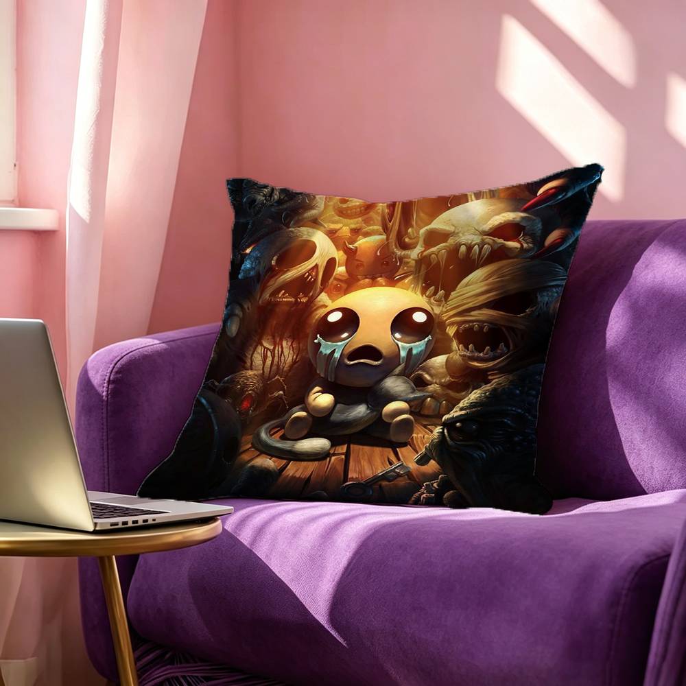 Cool The B-Binding of I-Isaac Square Double-Sided printed Pillow Case Bedroom Bedside Pillow Sofa Cushion Cover